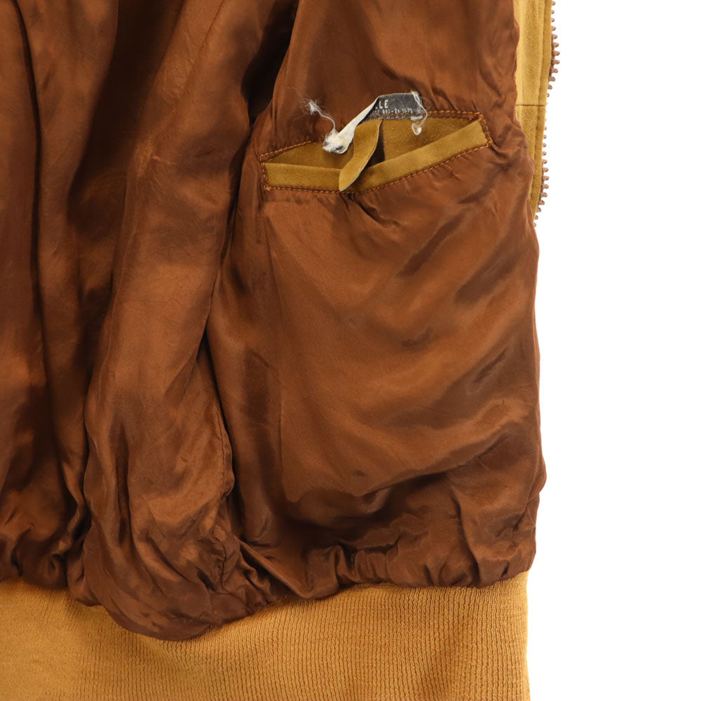 ベラペレ 90s オールド スエードレザージャケット ベージュ VERA PELLE ブルゾン メンズ