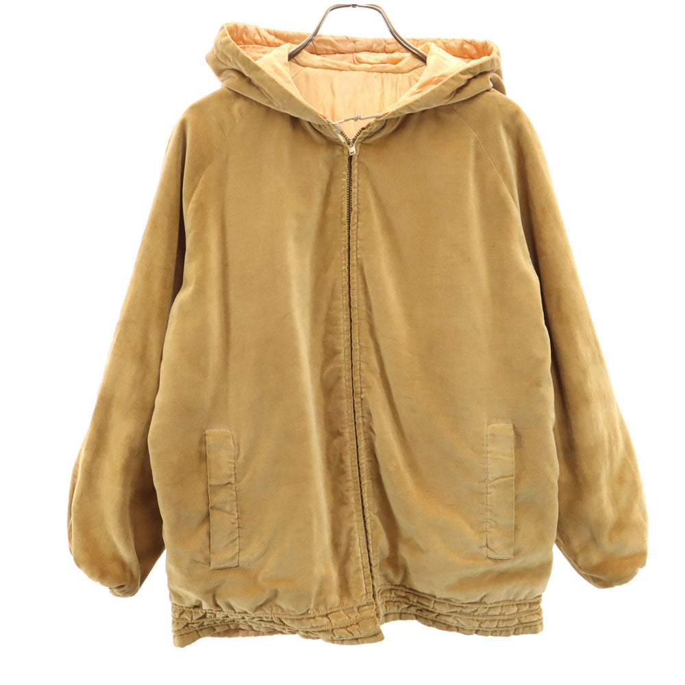 VINTAGE ヴィンテージ 50s NYNCOジップ アクティブ ジャケット ベージュ フーディー 中綿ダウン メンズ