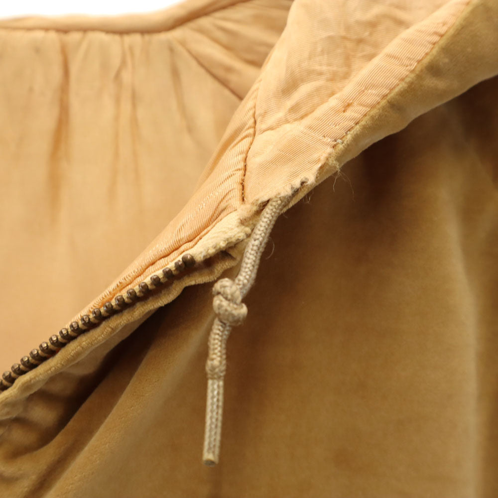 VINTAGE ヴィンテージ 50s NYNCOジップ アクティブ ジャケット ベージュ フーディー 中綿ダウン メンズ