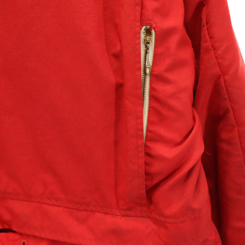 テンエックス 70s ヴィンテージ USA製 デカタロン グースダウン ハンティングジャケット L レッド 裏キルティング メンズ