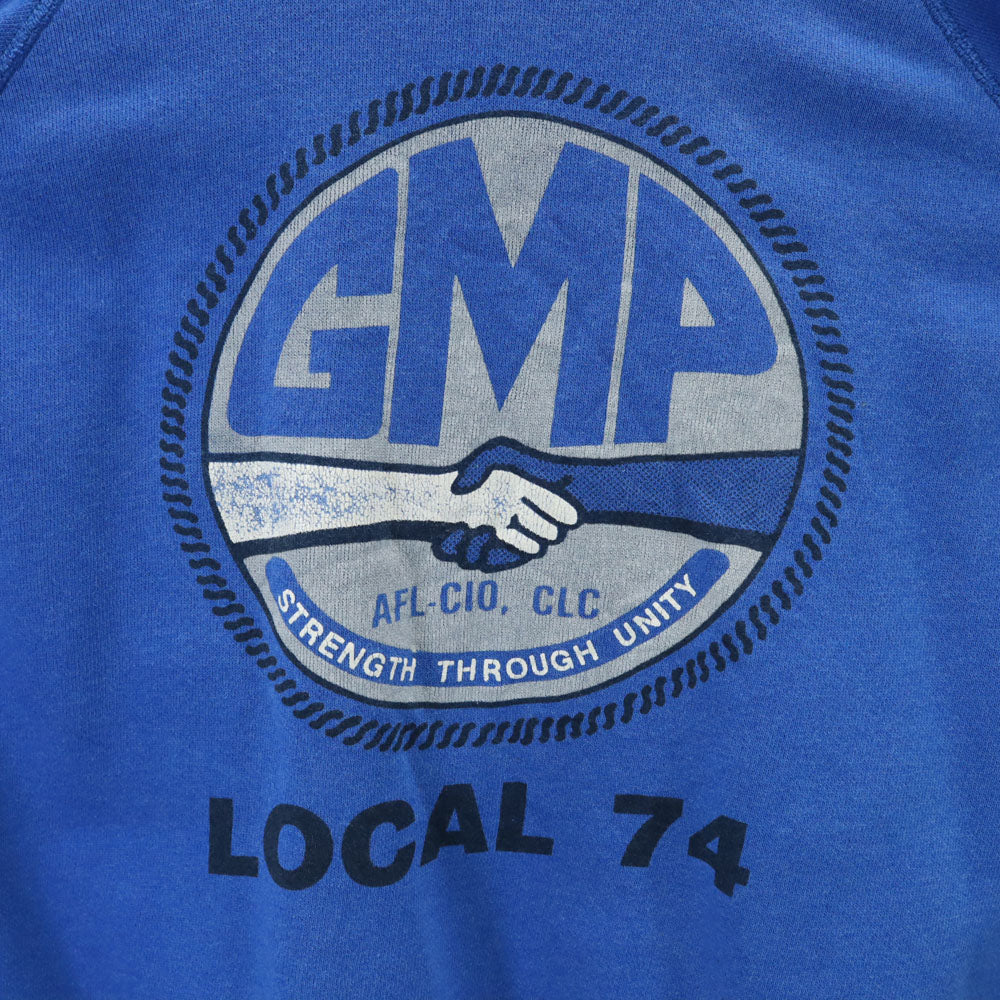 Hanes ヘインズ 80s USA製 ヴィンテージ 長袖 スウェット トレーナー XXL ブルー ビッグサイズ メンズ