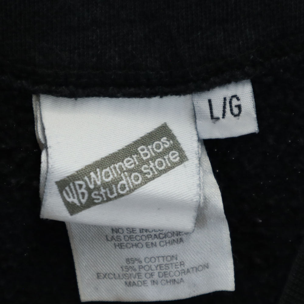 ワーナーブラザーズ スタジオ ストア 長袖 スウェット トレーナー L ブラック レディース