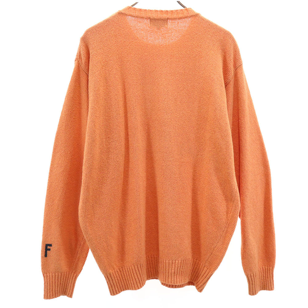 PEARLY GATES パーリーゲイツ ゴルフ 長袖 ニット 3 オレンジ セーター メンズ