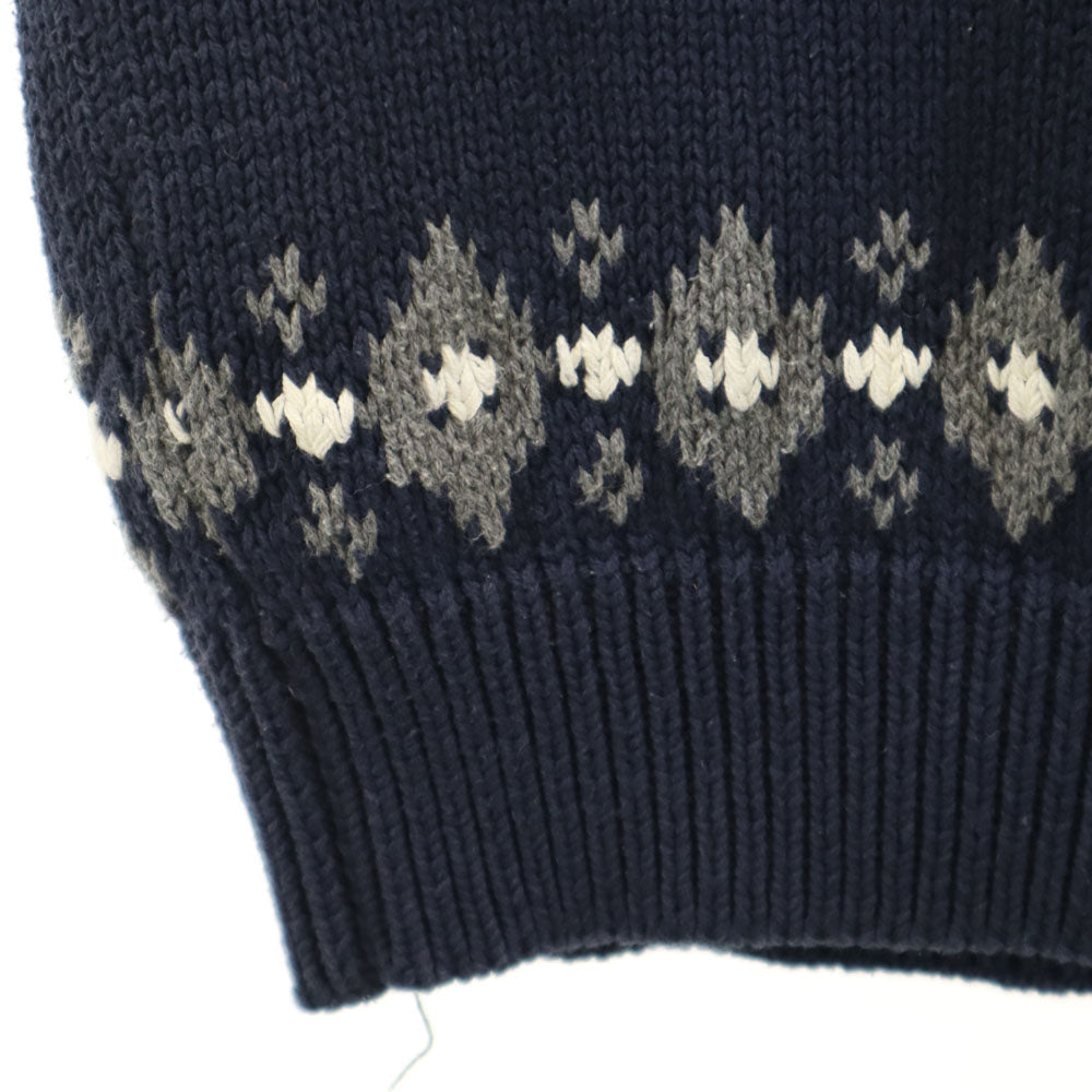 GAP ギャップ 90s オールド ノルディック柄 長袖 セーター L グレー ニット メンズ