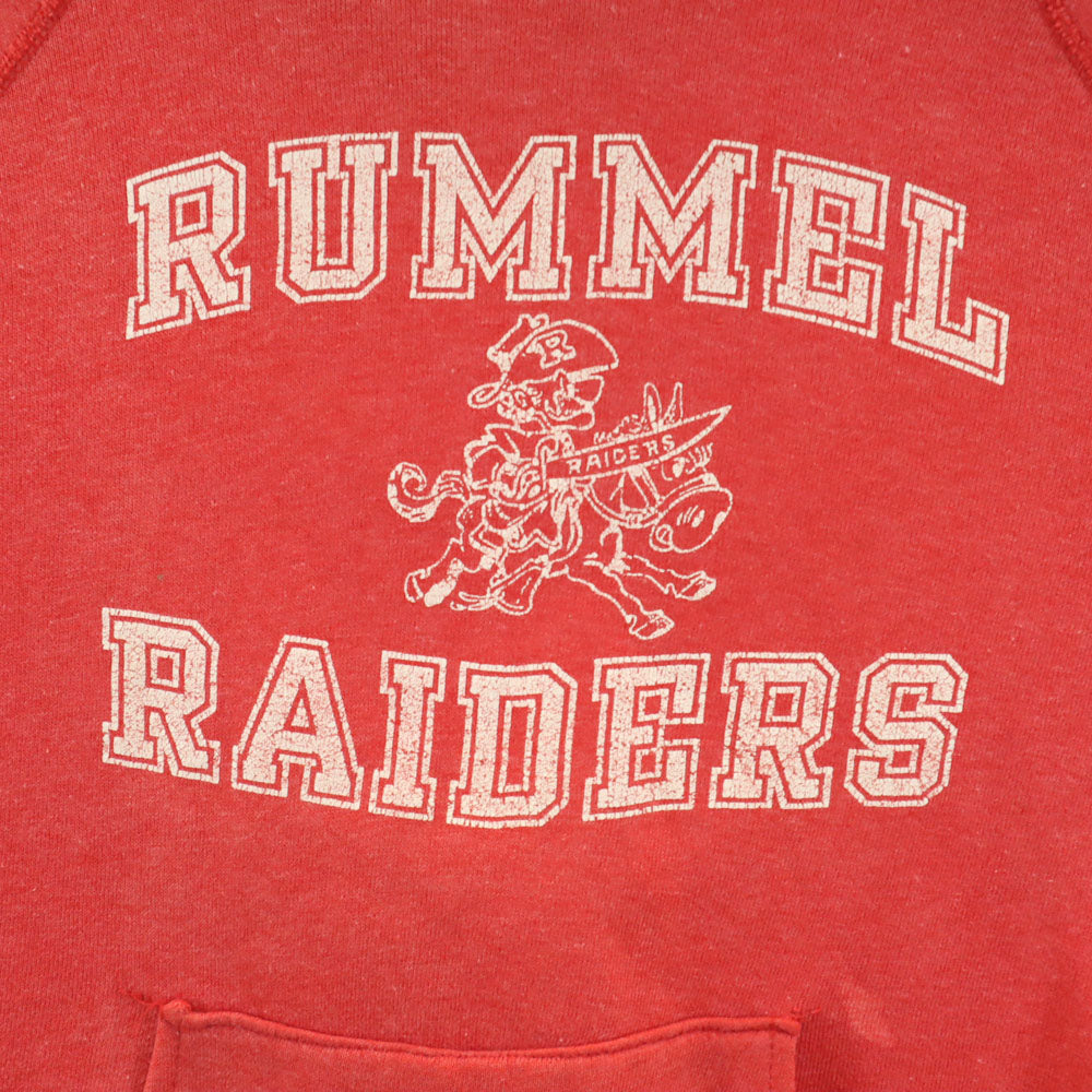 Champion チャンピオン 80s USA製 トリコタグ ヴィンテージ 長袖 スウェットパーカー M レッド系 レディース