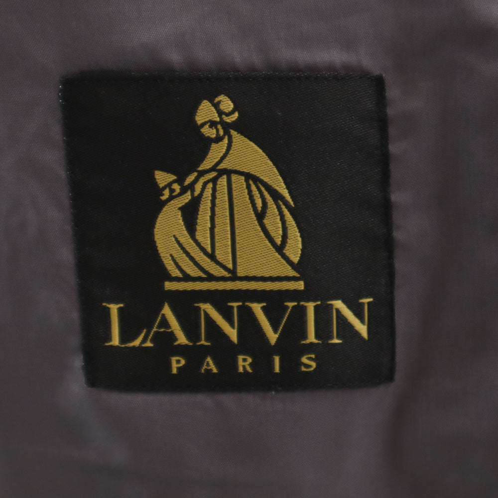 LANVIN ランバン 80s 90s ウール オールド テーラードジャケット S46-24 グレー メンズ