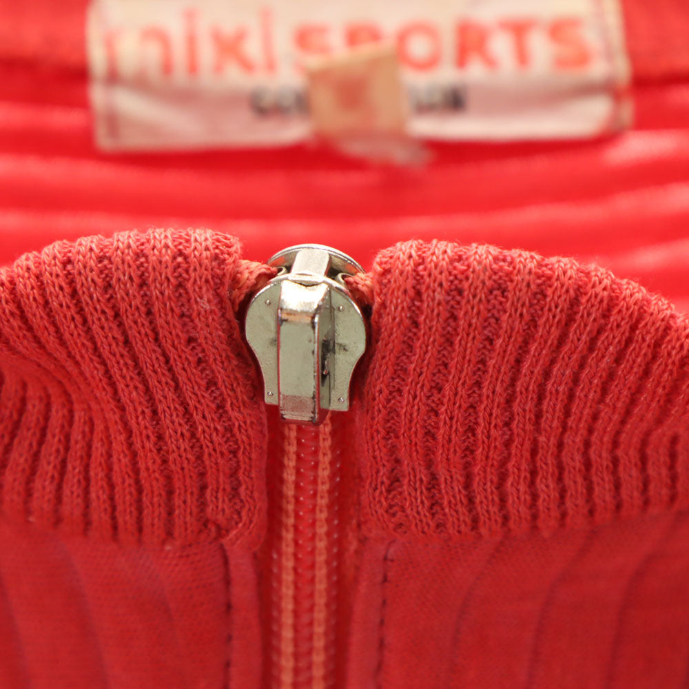 miki SPORTS ミキスポーツ 長袖 ハーフジップ トレーナー M レッド系 メンズ