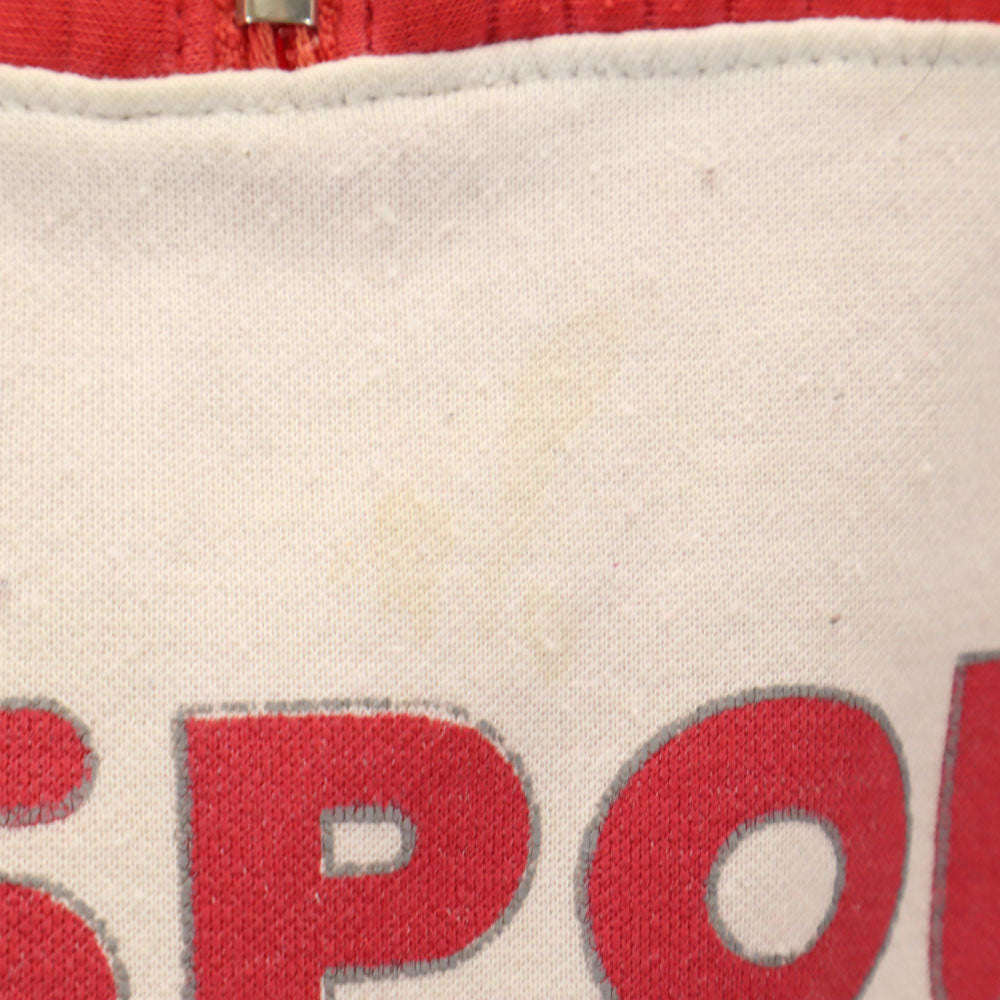 miki SPORTS ミキスポーツ 長袖 ハーフジップ トレーナー M レッド系 メンズ