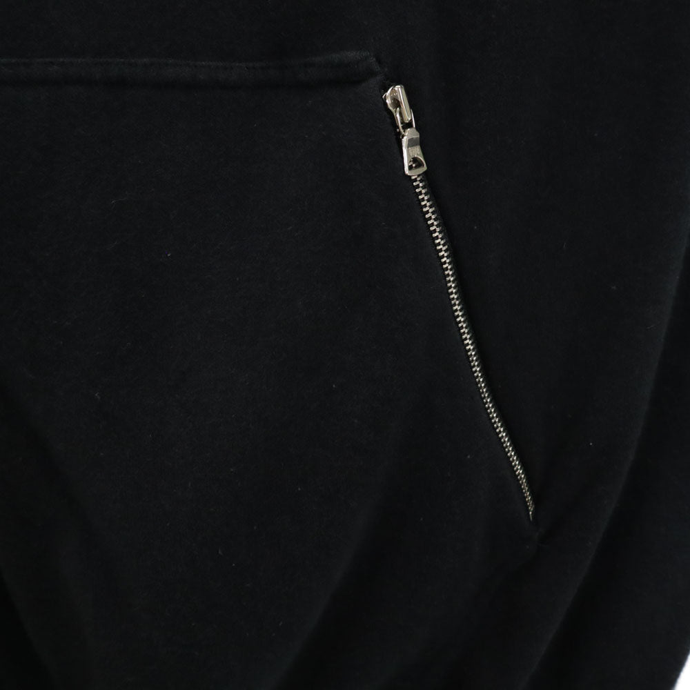 A BATHING APE アベイシングエイプ 日本製 バックプリント 長袖 ジップアップ トレーナー XL ブラック 裏起毛 メンズ