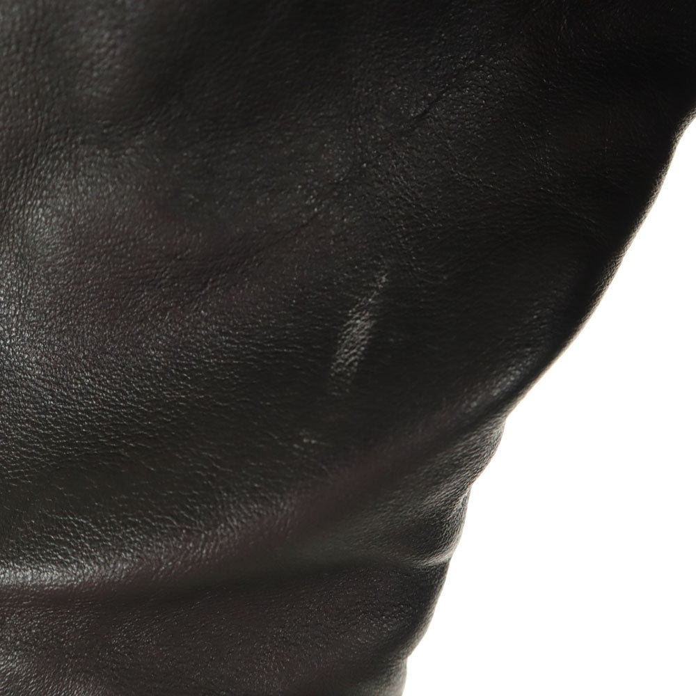 バンソンレザー USA製 ダブルライダースジャケット 36 ブラック メンズ