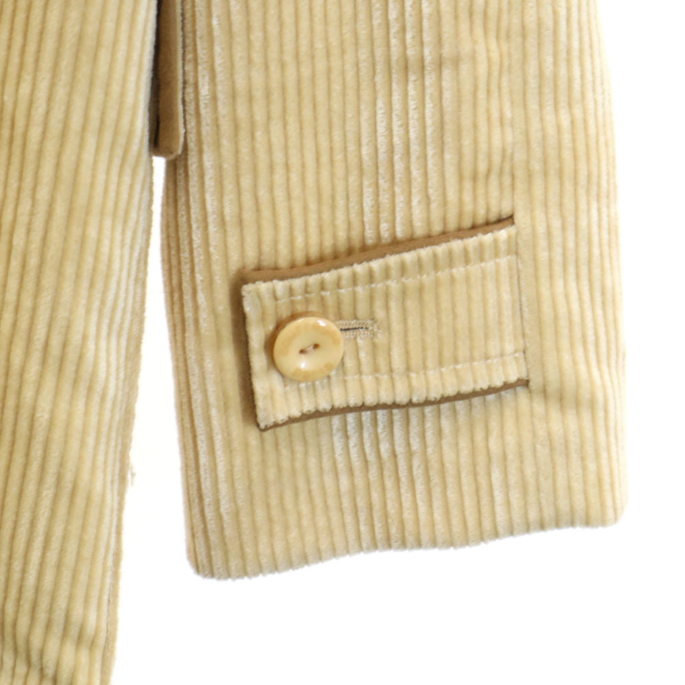 courreges クレージュ コーデュロイジャケット 9AR クリーム系 レディース