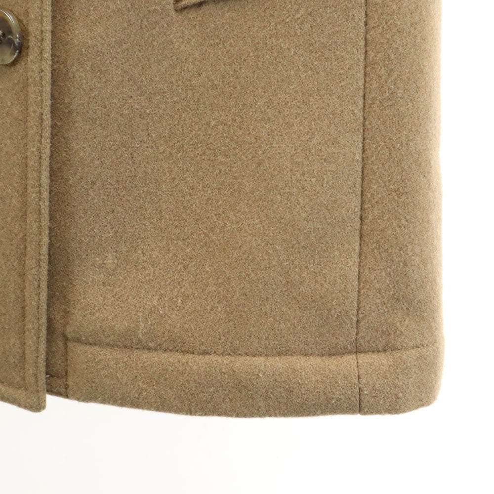 JEAN-PAUL GAULTIER ジャンポールゴルチエ ソフトメルトン ピーコート 42 ベージュブラウン 中綿入り レディース