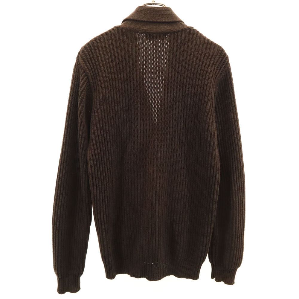 ザラマン 長袖 ショールカラー ニットカーディガン M ブラウン ZARA MAN メンズ