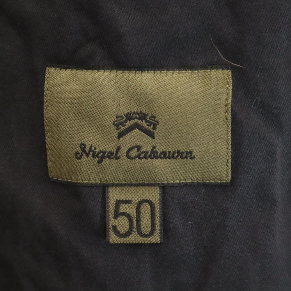 Nigel Cabourn ナイジェルケーボン テーラードジャケット 50 チャコールブラック メンズ