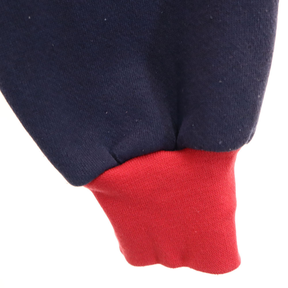 EDWIN エドウィン 90s USA製 オールド 2トーン 長袖 スウェット トレーナー M レッド 他 裏起毛 ラグラン メンズ