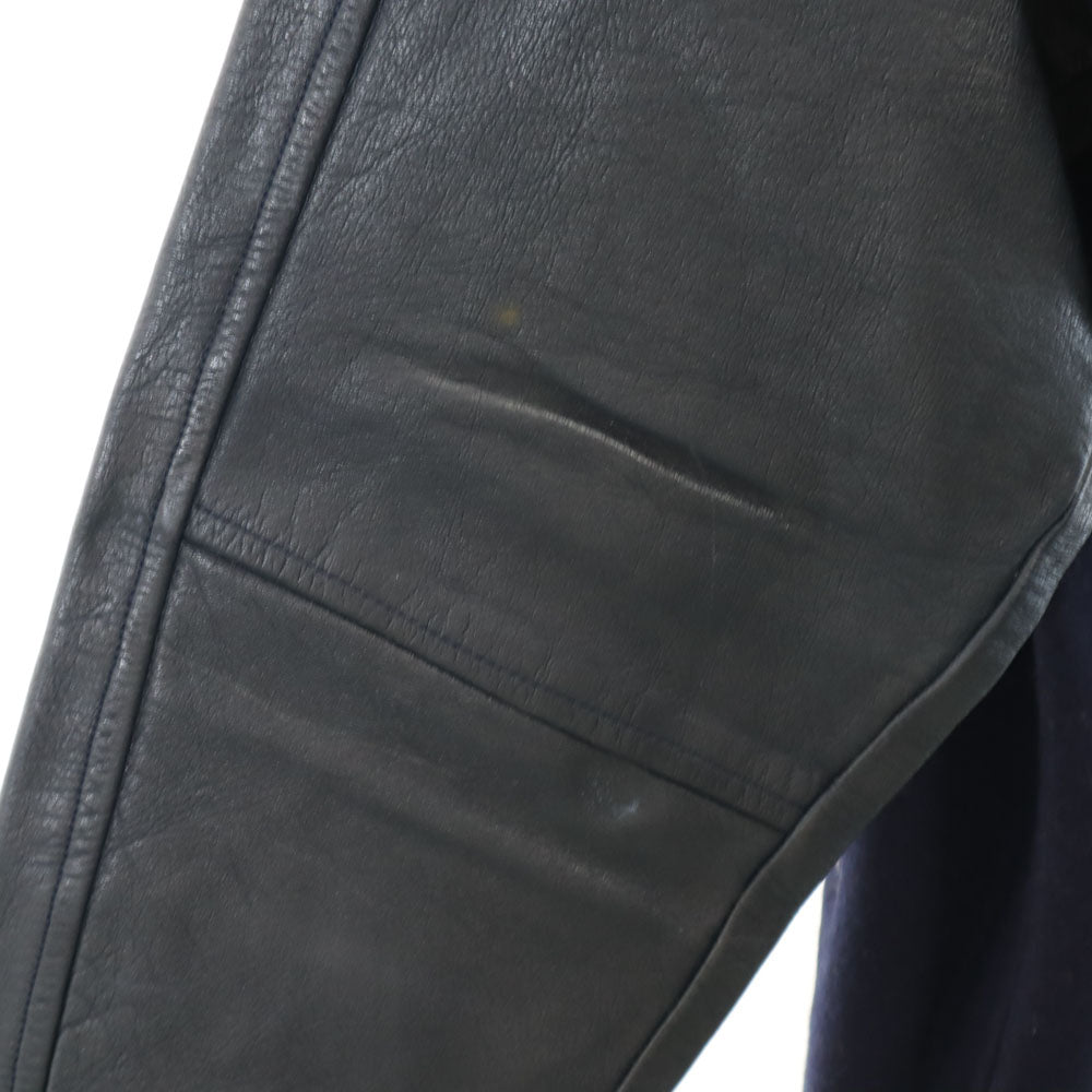 PRINT HOUSE スタジャン O ネイビー系 メンズ