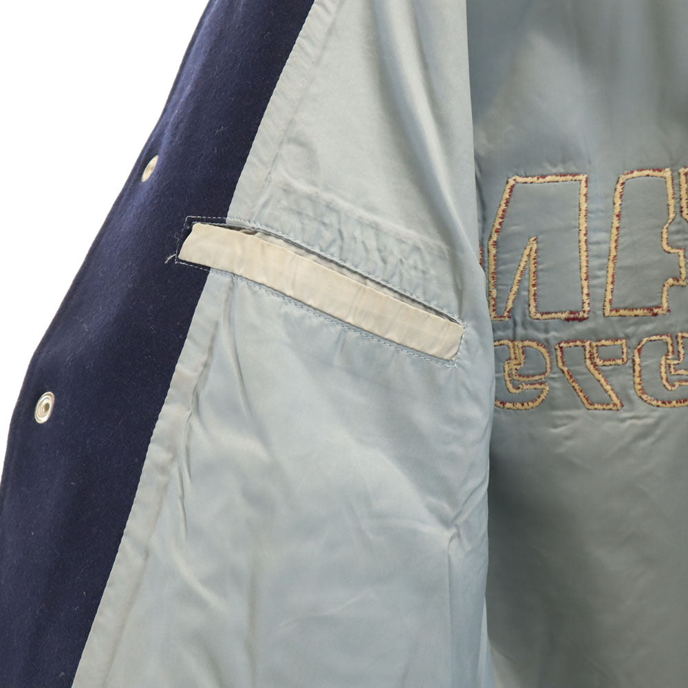 PRINT HOUSE スタジャン O ネイビー系 メンズ