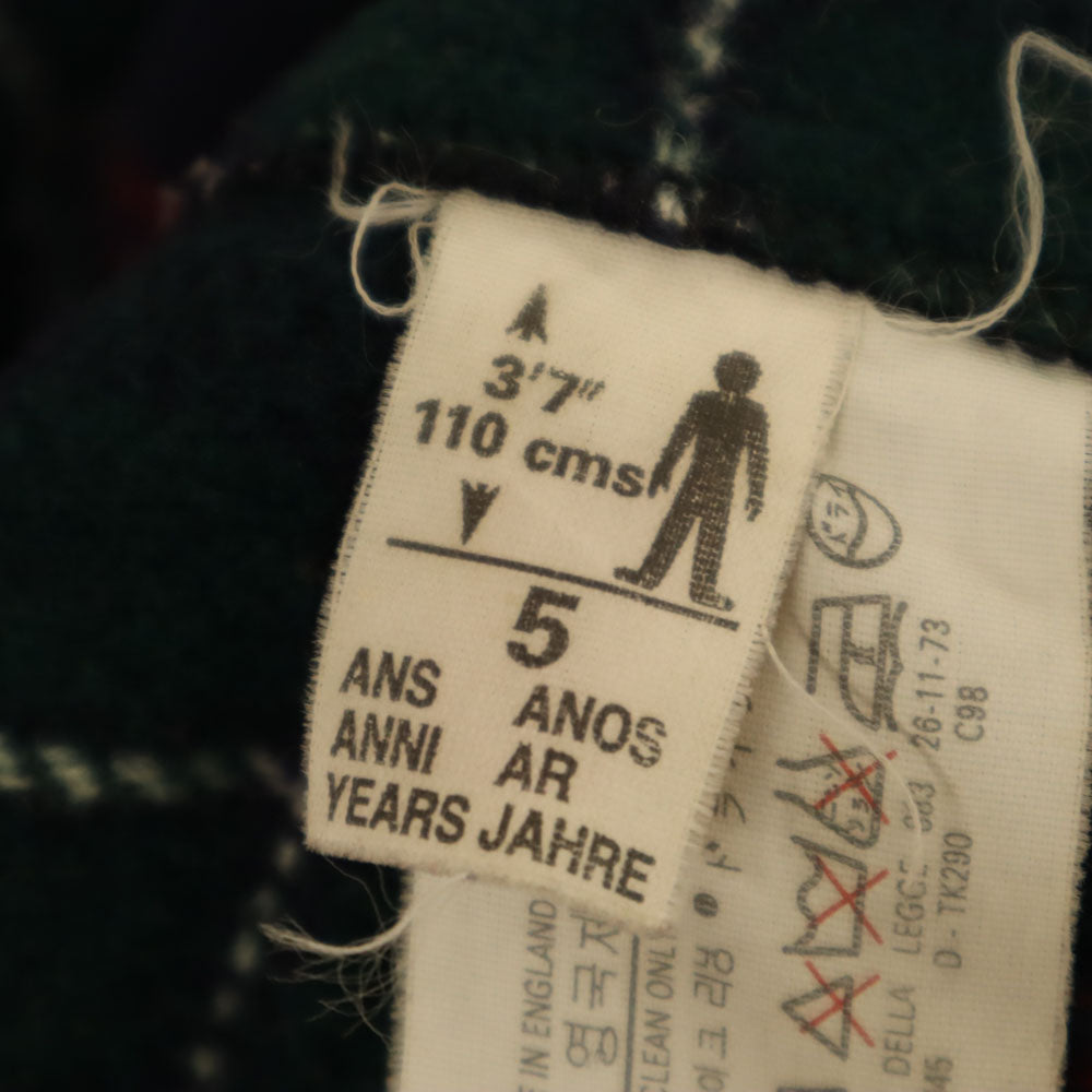 Gloverall グローバーオール イングランド製 メルトン ダッフルコート 5 ネイビー キッズ