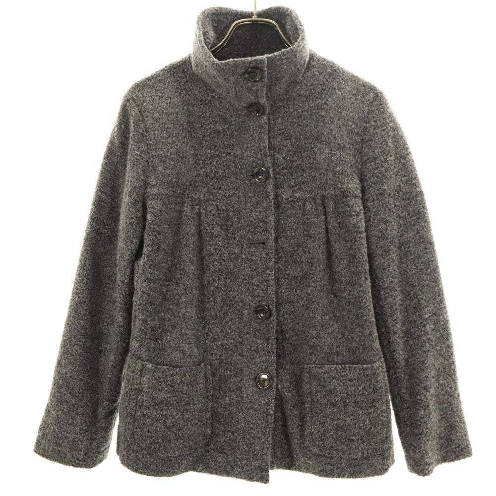 MAX MARA WEEK END LINE マックスマーラウィークエンドライン パイル ニットジャケット 40 グレー レディース