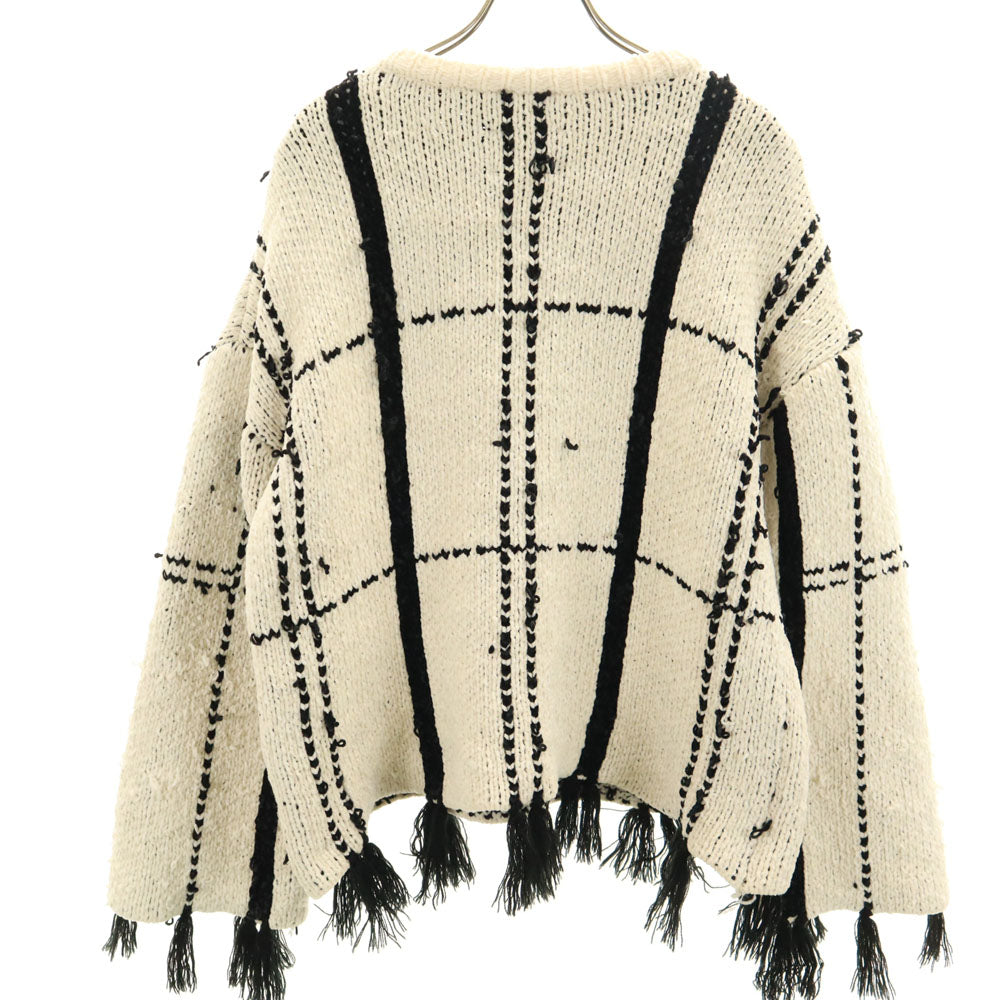 AMERI UNDRESSED アメリ 1920131030 長袖 セーター F アイボリー ニット SHOUJI BRAID KNIT TOP レディース