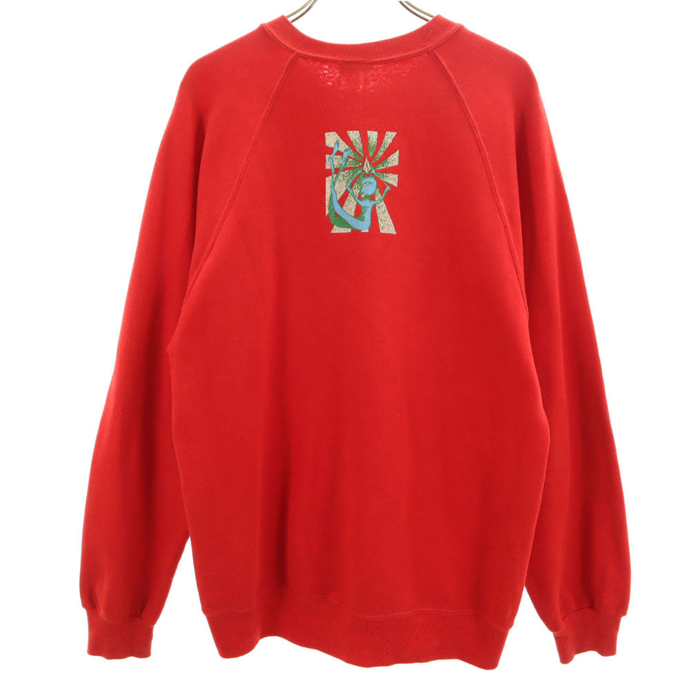 ボルコム 90s USA製 オールド 長袖 スウェット トレーナー L レッド VOLCOM メンズ