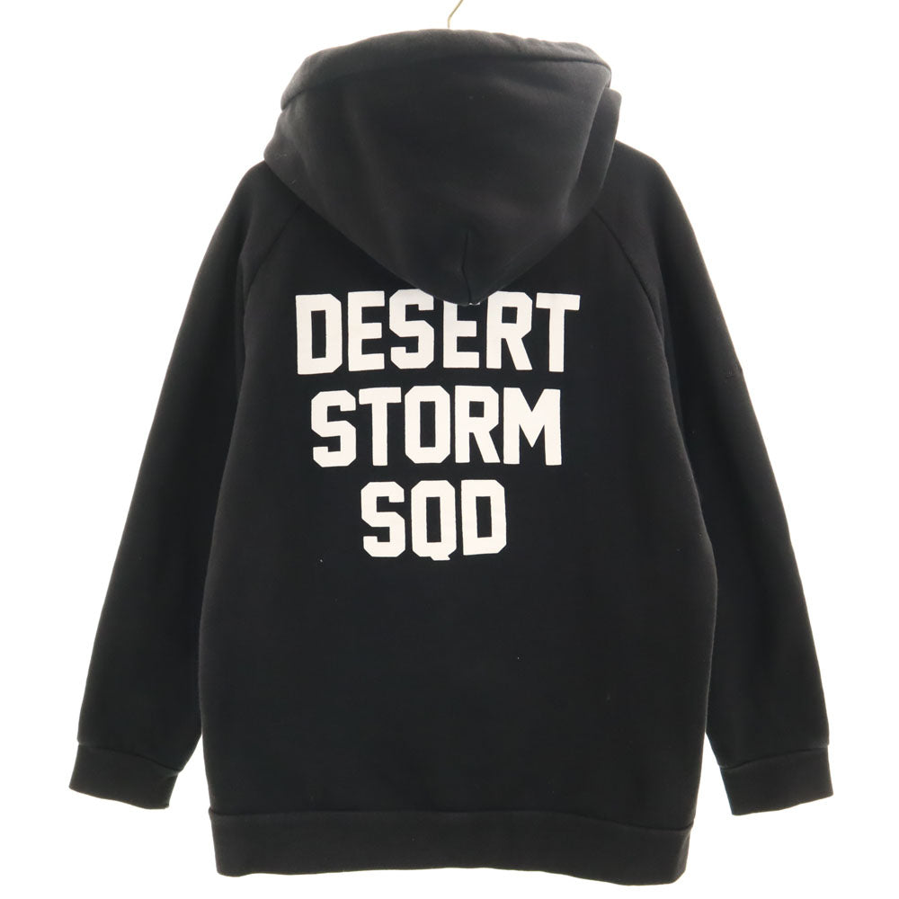 WTAPS ダブルタップス 長袖 スウェットパーカー S ブラック 裏起毛 メンズ