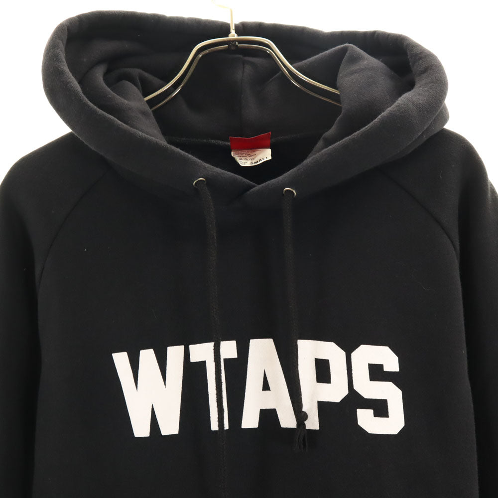 WTAPS ダブルタップス 長袖 スウェットパーカー S ブラック 裏起毛 メンズ