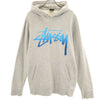 ステューシー 長袖 スウェットパーカー M グレー STUSSY メンズ