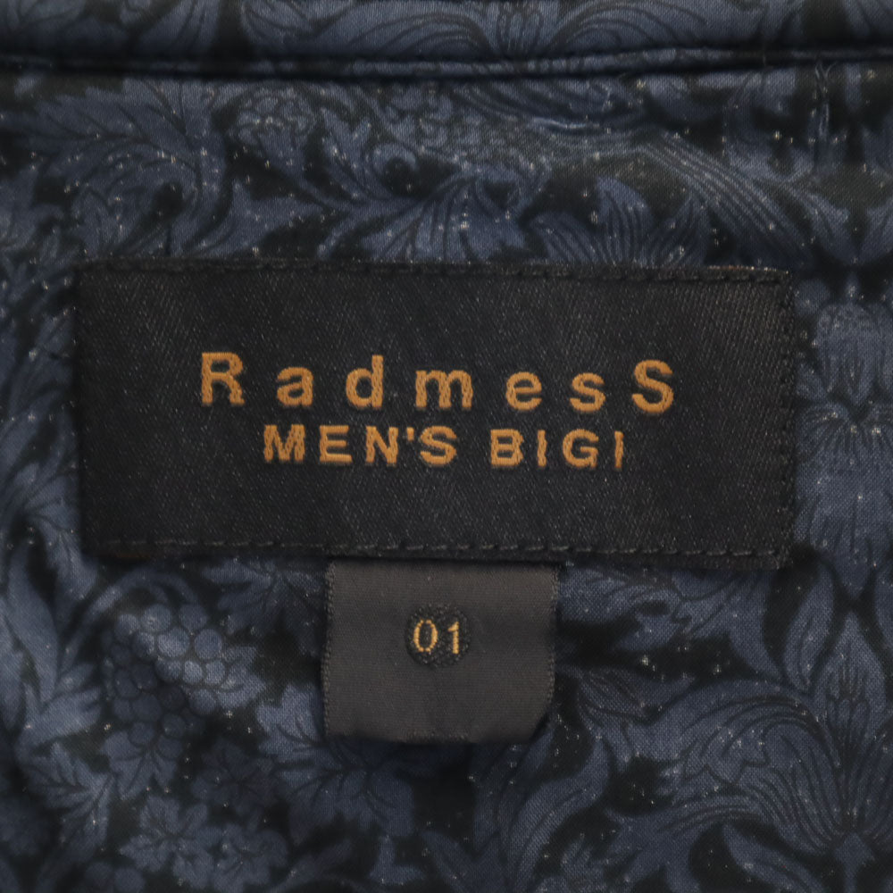 美品 ラッドメスメンズビギ ツイード ジャケット 1 ブラック 他 RadmesS MEN'S BIGI メンズ