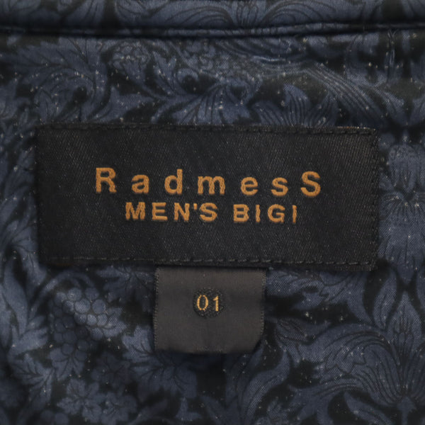 美品 ラッドメスメンズビギ ツイード ジャケット 1 ブラック 他 RadmesS MEN'S BIGI メンズ