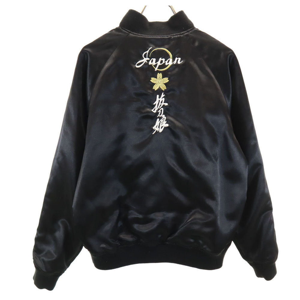 抜刀娘 リバーシブル スタジャン M ゴールド/ブラック メンズ