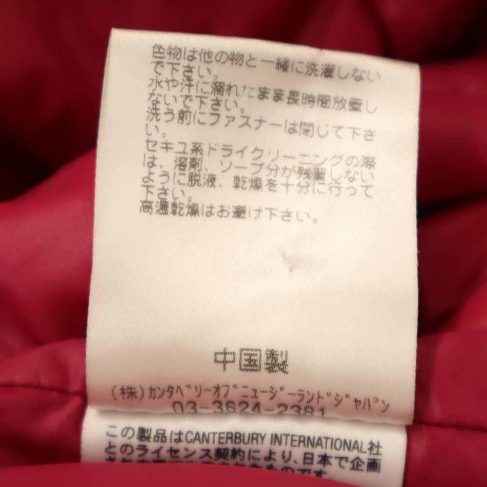 カンタベリー 中綿ジャケット M マゼンタ系 CANTERBURY OF NEW ZEALAND レディース