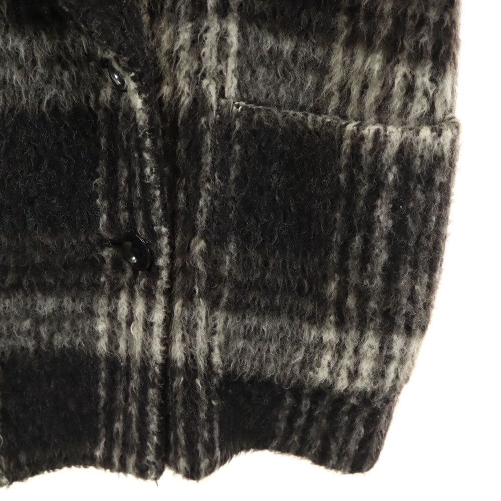 ビューティーアンドユースユナイテッドアローズ 日本製 チェック柄 ダブル テーラードジャケット S ブラック 他 BEAUTY&YOUTH UNITED ARROWS ブレザー レディース