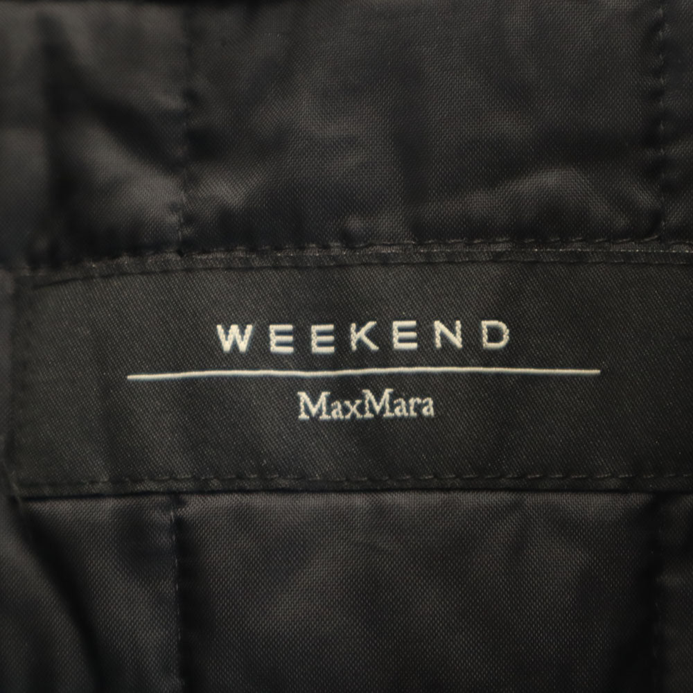 WEEKEND MaxMara ウィークエンドマックスマーラ イタリア製 中綿ジャケット 40 ブラック レディース