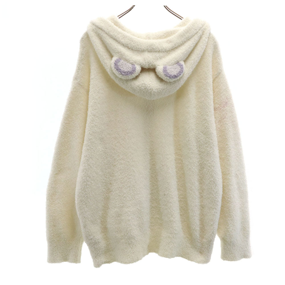 gelato pique ジェラートピケ あつまれ どうぶつの森  コラボ 長袖 ジップパーカー F アイボリー レディース