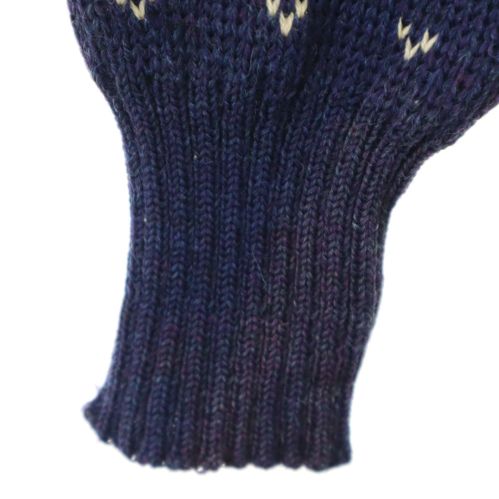 Billy Buck 70s 80s ヴィンテージ ノルディック柄 長袖 セーター M ネイビー ニット レディース