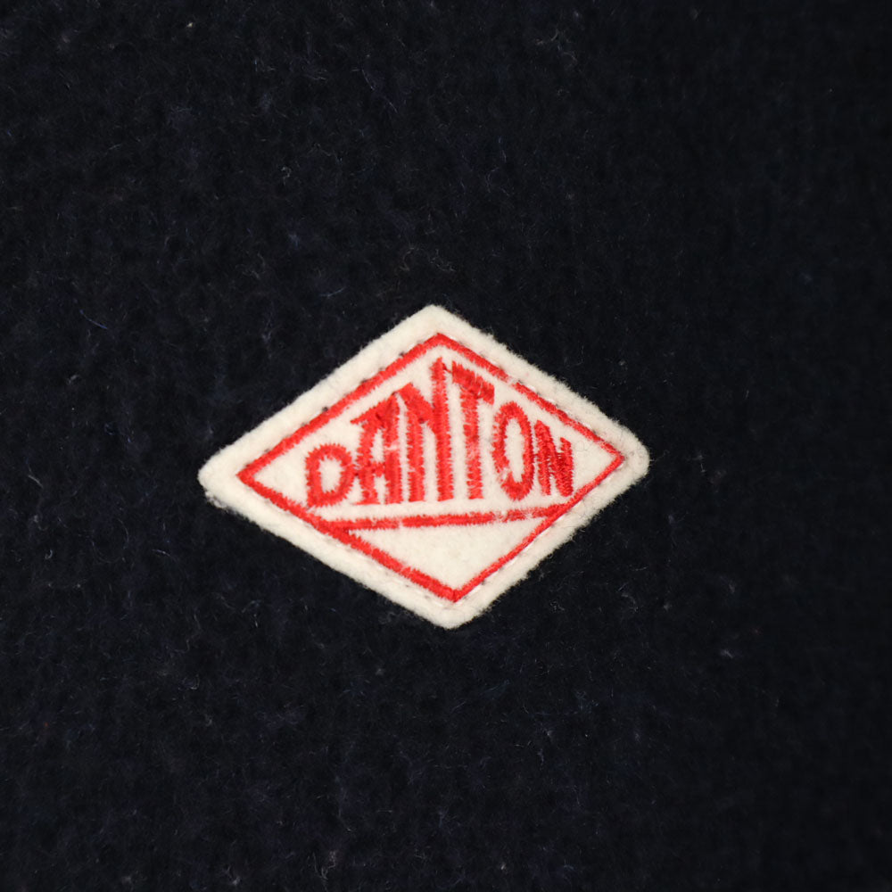 Danton ダントン ウールブレンド ジャケット 36 ネイビー くるみボタン レディース