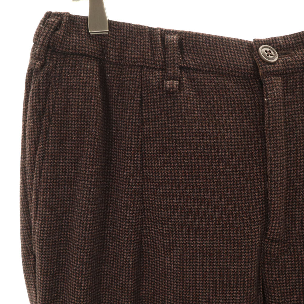 カーリーアンドシーオー 日本製 長袖 シャツ 上下 セットアップ 2 ブラウン メンズ