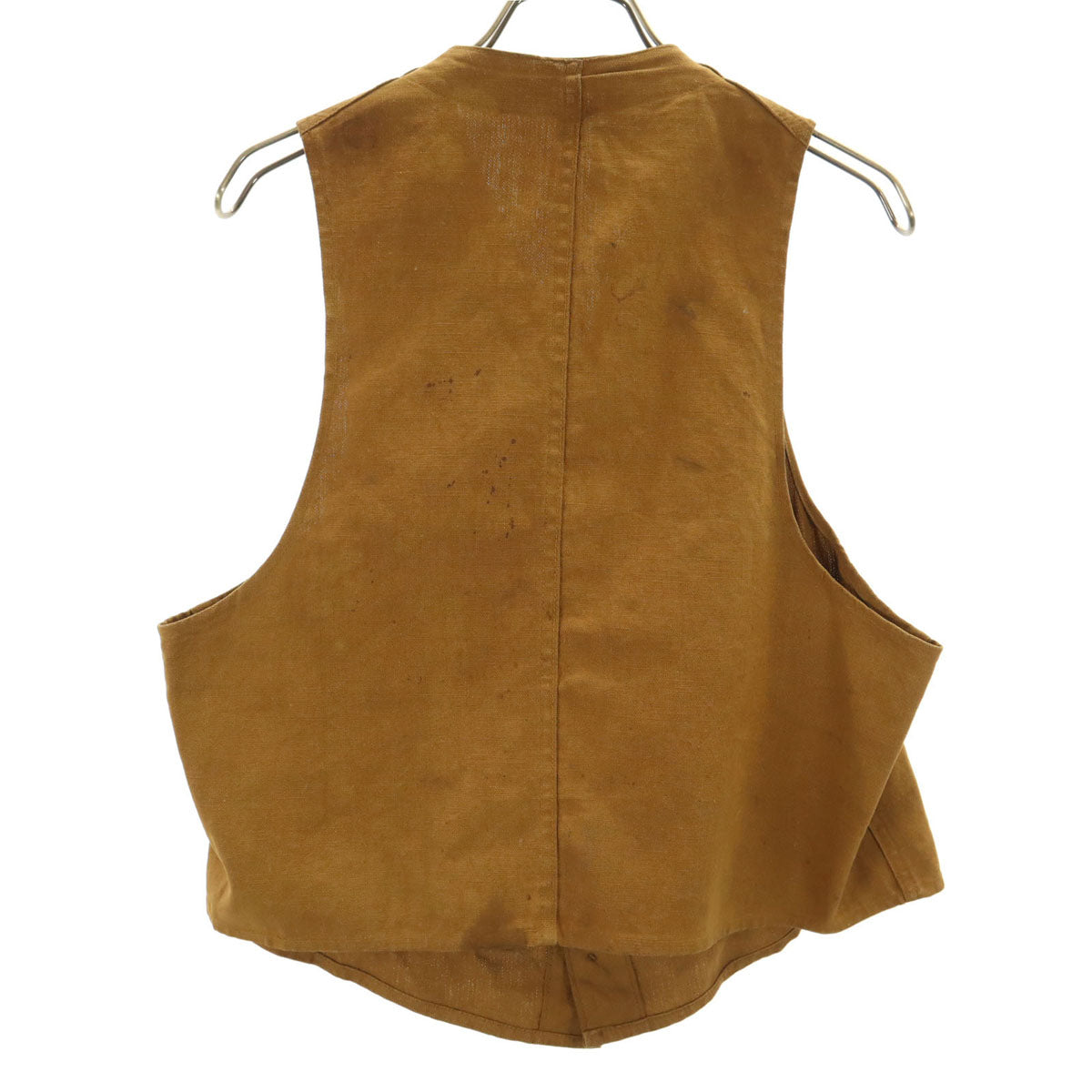 VINTAGE ヴィンテージ 40s 50s ノースリーブ ハンティング ベスト ベージュ メンズ