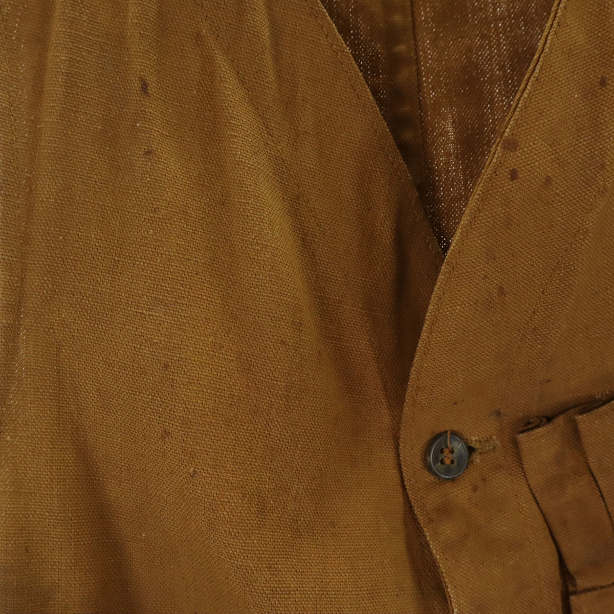 VINTAGE ヴィンテージ 40s 50s ノースリーブ ハンティング ベスト ベージュ メンズ