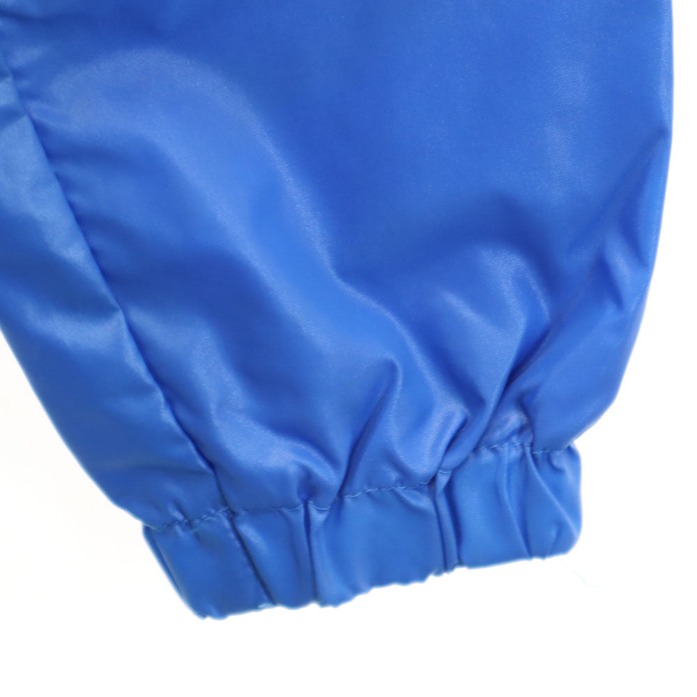 adidas アディダス 70s 80s ヴィンテージ デサント製 トレフォイルロゴ ナイロンジャケット S ブルー フード付き メンズ