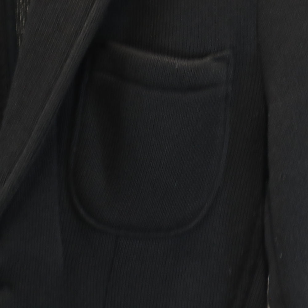 ビームスライツ ニット テーラードジャケット M ブラック BEAMS LIGHTS アンコン メンズ