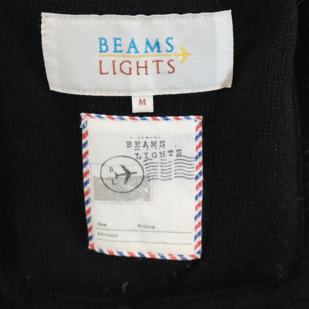 ビームスライツ ニット テーラードジャケット M ブラック BEAMS LIGHTS アンコン メンズ