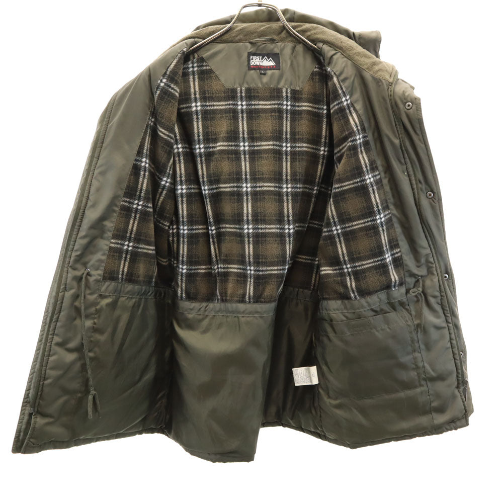 FIRSTDOWN ファーストダウン 中綿ジャケット L カーキ メンズ