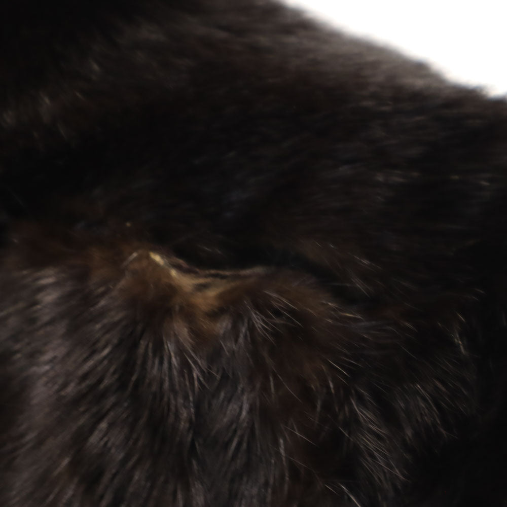 MITSUKOSHI ミツコシ 毛皮コート 9 ブラウン SAGAMINK レディース