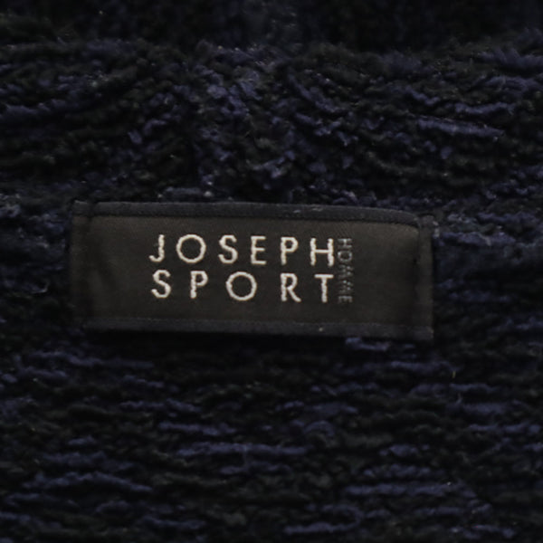 ジョセフスポーツオム シェブロン柄 長袖 フリース ジップパーカー 46 ネイビー JOSEPH SPORT HOMME メンズ