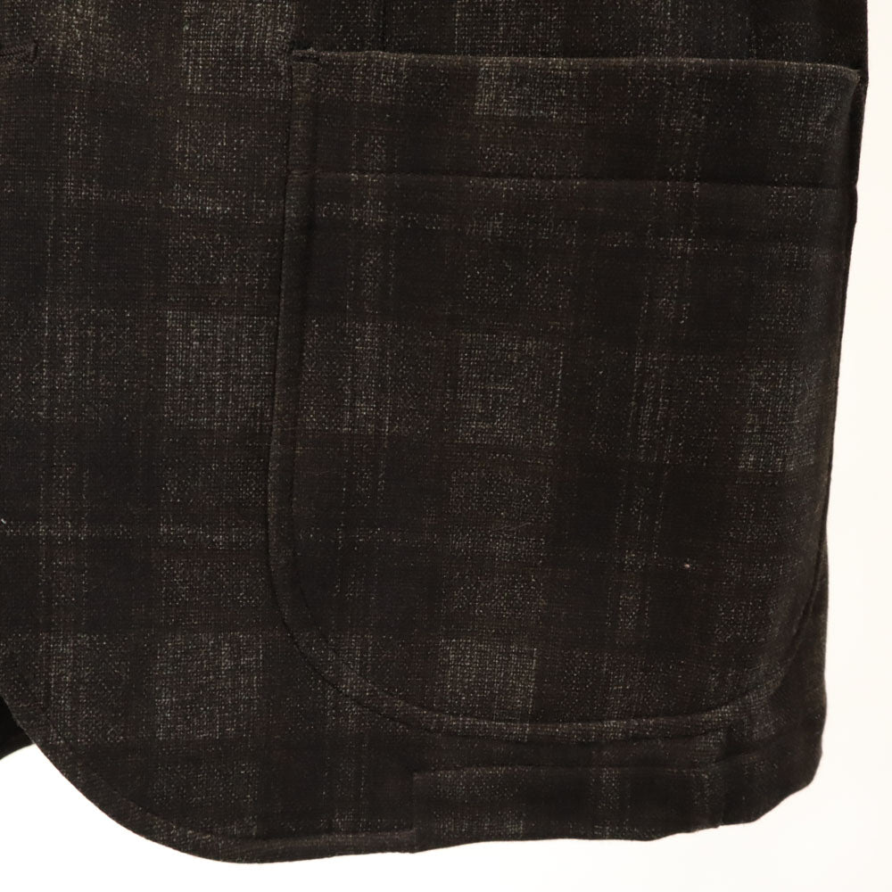 ビーミングバイビームス チェック柄 テーラードジャケット 44 ブラウン系 B:MING by BEAMS ストレッチ メンズ