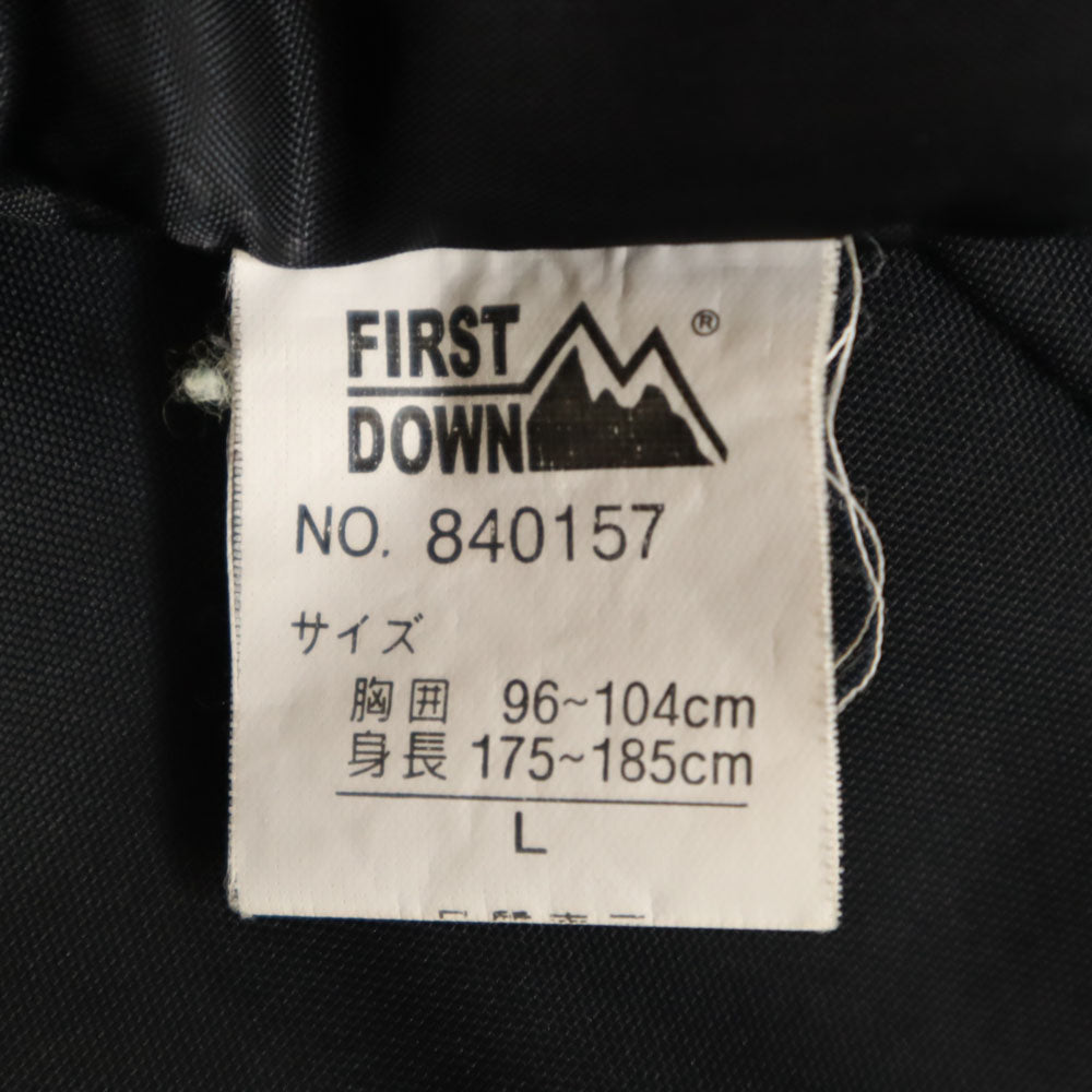 ファーストダウン 90s オールド 3WAY 中綿ライナー付 中綿ジャケット L 黒 FIRSTDOWN メンズ