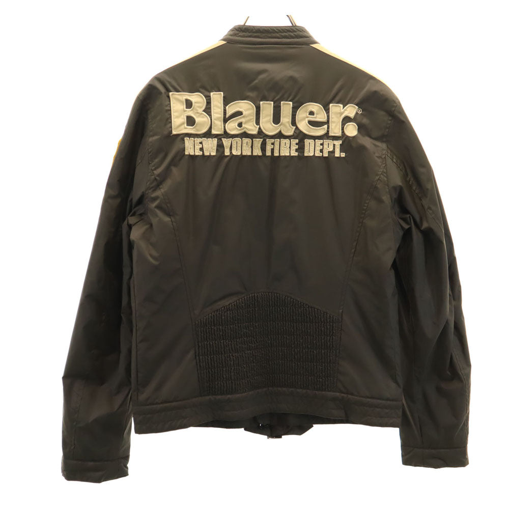 Blauer ブラウアー ツーリング ナイロンジャケット L ブラウン系 薄中綿入り メンズ