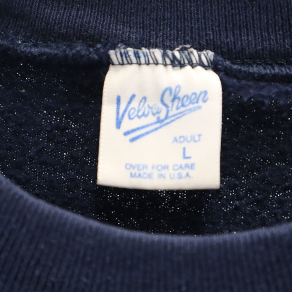 Velva Sheen ベルバシーン 90s オールド ミッキーマウス 長袖 スウェット トレーナー L ネイビー ディズニー メンズ